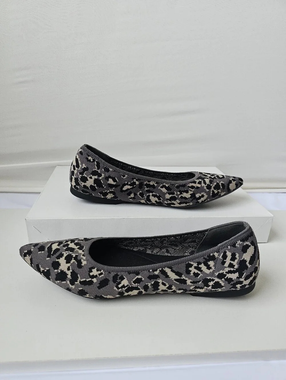 NWT Alfani Step Flex Pointed Toe Flats – Leopard Print (Size 10M)